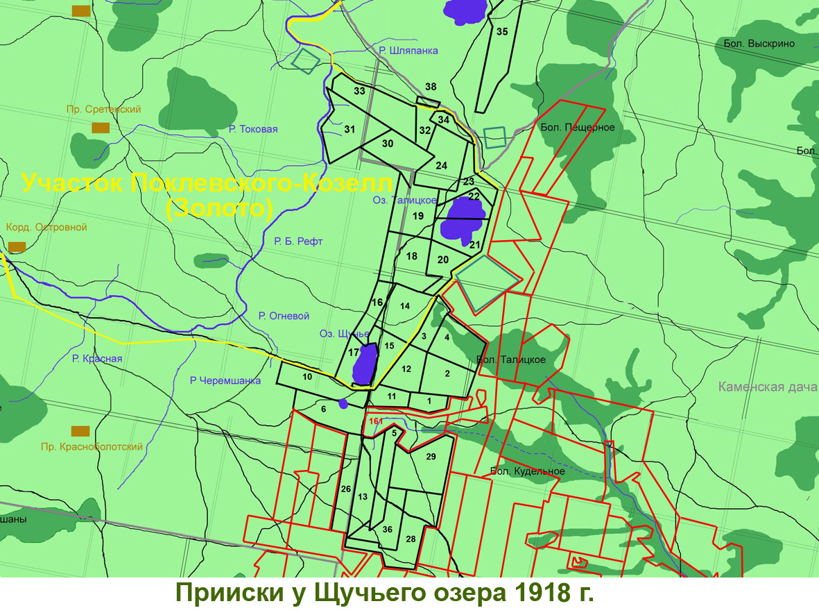 Карта асбеста с улицами и домами